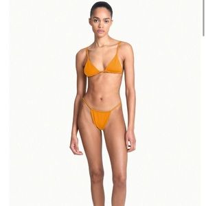 AEXAE Orange String Bikini